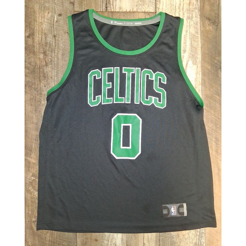 Men's Fanatics Boston Celtics #0 Jayson Tatum NBA Basketball Jersey, Large